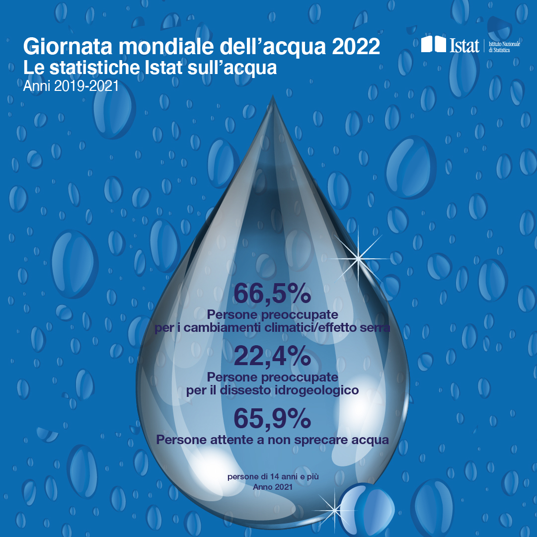 Scarica l'infografica della giornata mondiale dell'acqua. Anno 2022