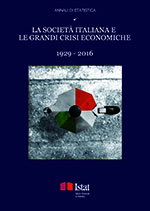 copertina La società italiana e le grandi crisi economiche 1929-2016
