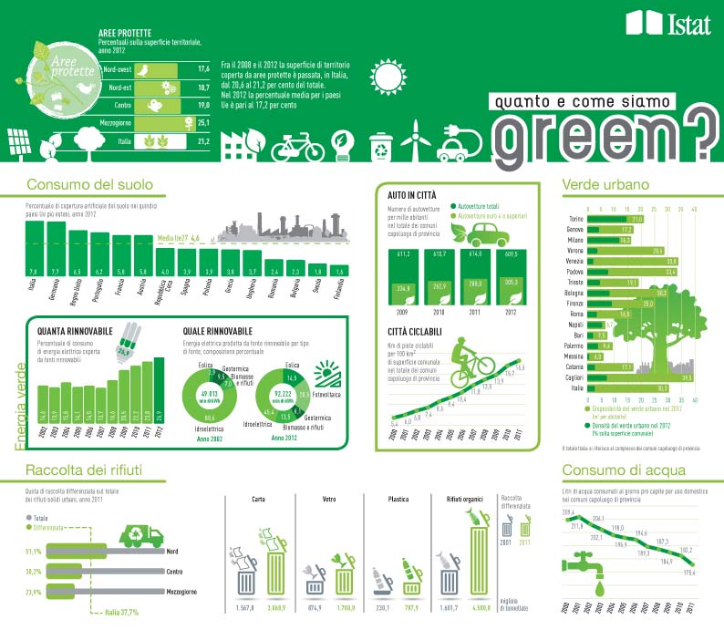 Infografica Italia in cifre 2013